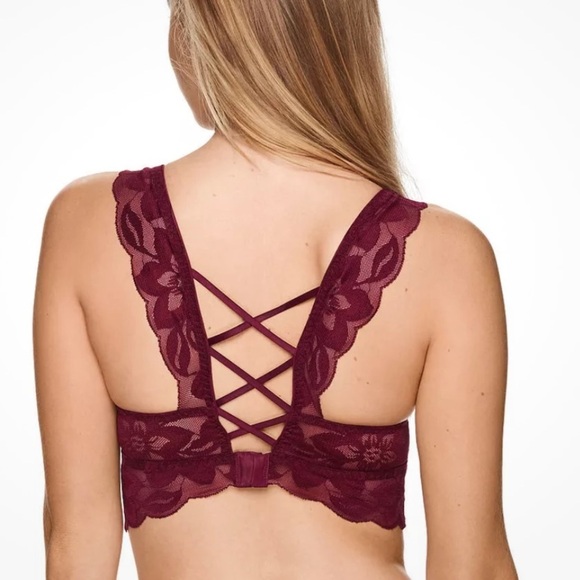 PINK ⭐️ Victorias Secret red push up  lace bra - Picture 2 of 6